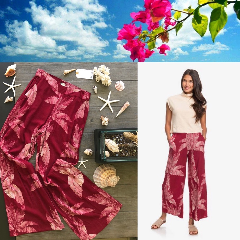 🌴🌼ROXY- MIDNIGHT AVENUE BEACH PANTS🌼🌴 - Picture 1 of 12